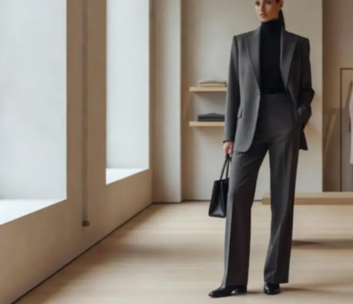 Modelka NAXSOL ENTERPRISES LTD w miejskiej stylizacji z najnowszej kolekcji damskiej